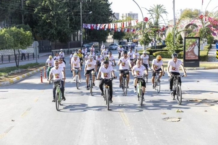 Tarsus'ta 2.Kleopatra Bisiklet Festivali başladı