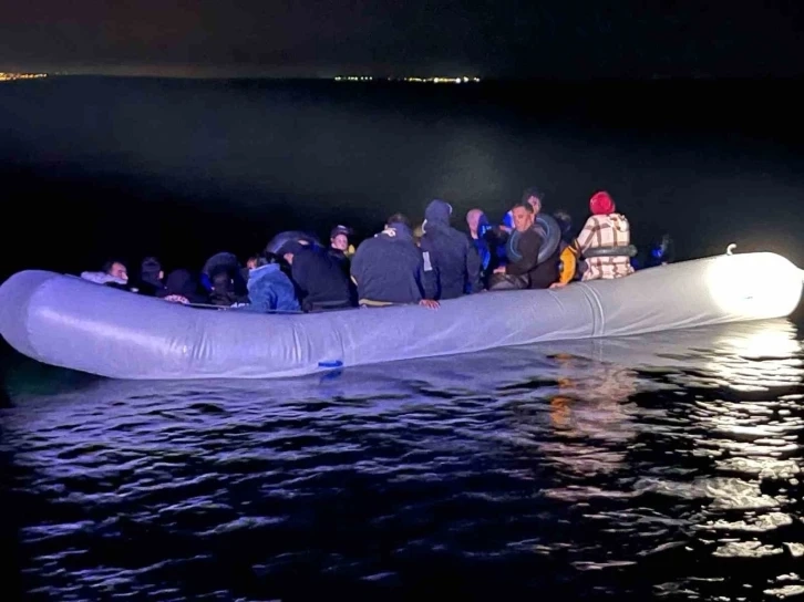 Aydın’da 37 düzensiz göçmen kurtarıldı, 41’i yakalandı