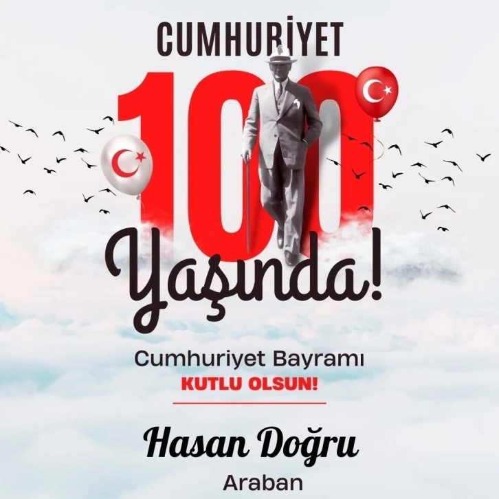 Hasan Doğru Cumhuriyet Bayramı Mesajı