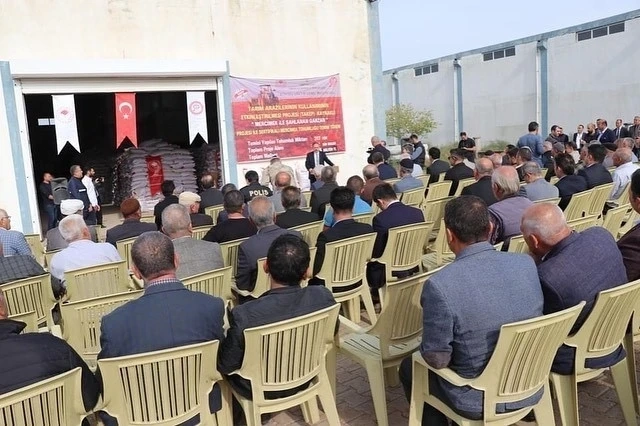 Siirt’te çiftçilere mercimek tohumu desteği