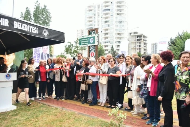 Yenişehir'de yenilenen parka 'Türk Kadınlar Birliği' adı verildi