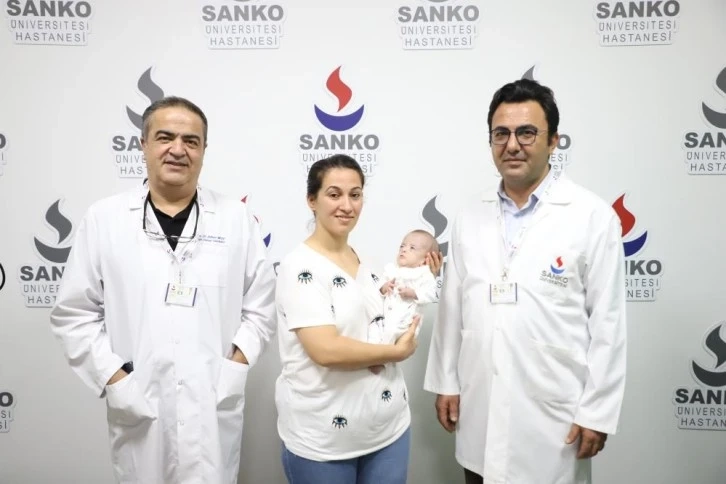 SANKO Üniversitesi Hastanesi'nde ilk kez bir bebeğe kalp ameliyatı yapıldı