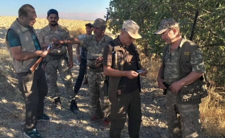 Adıyaman'da avcılara denetim