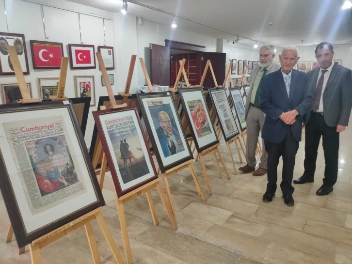 Gaziantep’te 94 yaşındaki emekli öğretmenden Atatürk fotoğrafları sergisi