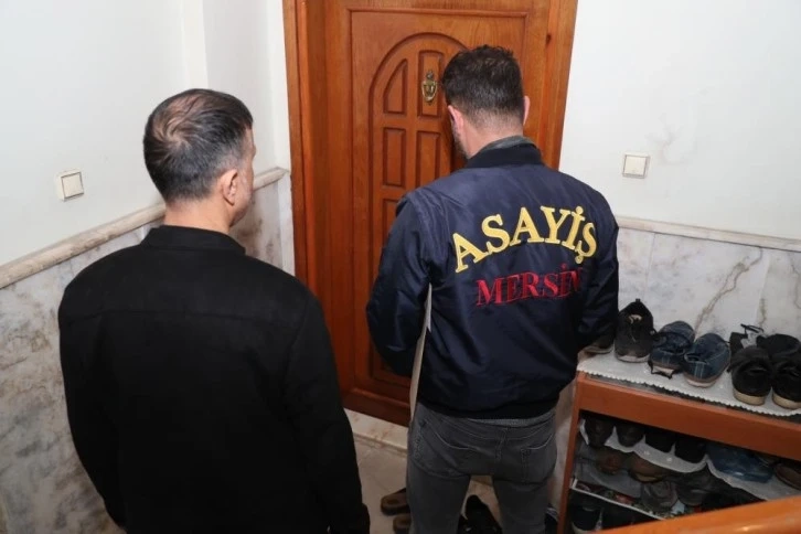 Mersin'de aranan şahıslara şafak operasyonu: 38 gözaltı