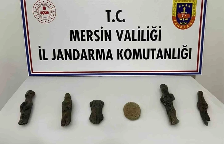 Toroslarda evinde tarihi eser bulunan şüpheli gözaltına alındı