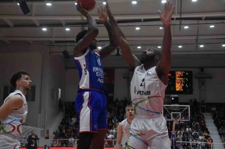 Basketbol Süper Ligi: Aliağa Petkimspor: 92 - A. Efes: 101