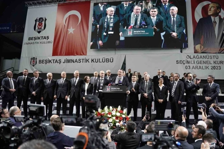 Beşiktaş Kulübünün yeni başkanı Arat: “Bu armanın ne kadar büyük olduğunu tüm dünya gördü”