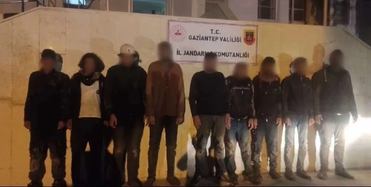 Gaziantep'te 45 düzensiz göçmen yakalandı