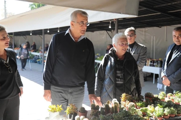 Mezitli'de yerli üretim doğal ürünler sergilendi