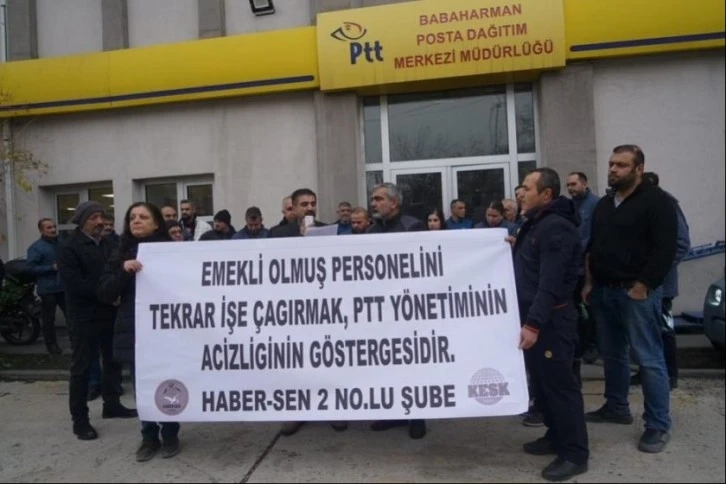 KESK Haber Sen: PTT emekli istihdamıyla taşeronlaşmayı yaygınlaştırıyor