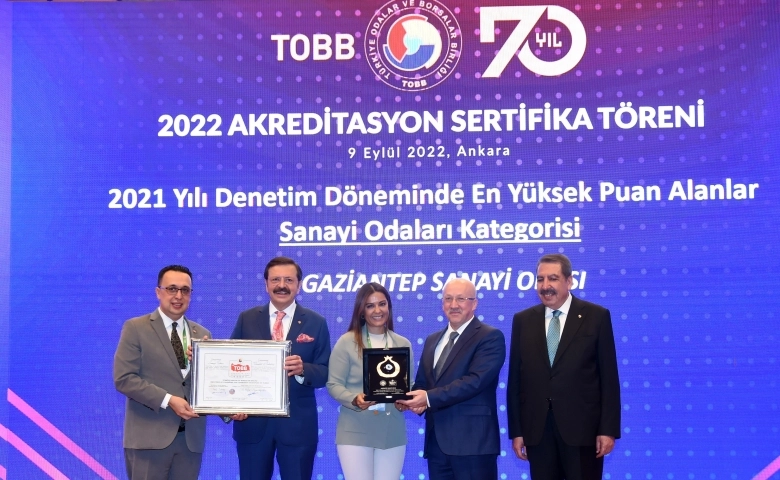 TOBB'dan GSO'ya Uluslararası Akreditasyon belgesi