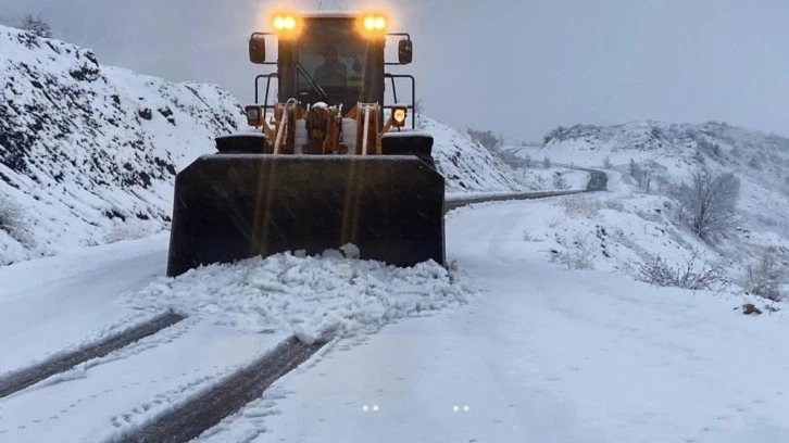 Kahramanmaraş'ta kar yağışı etkili oldu