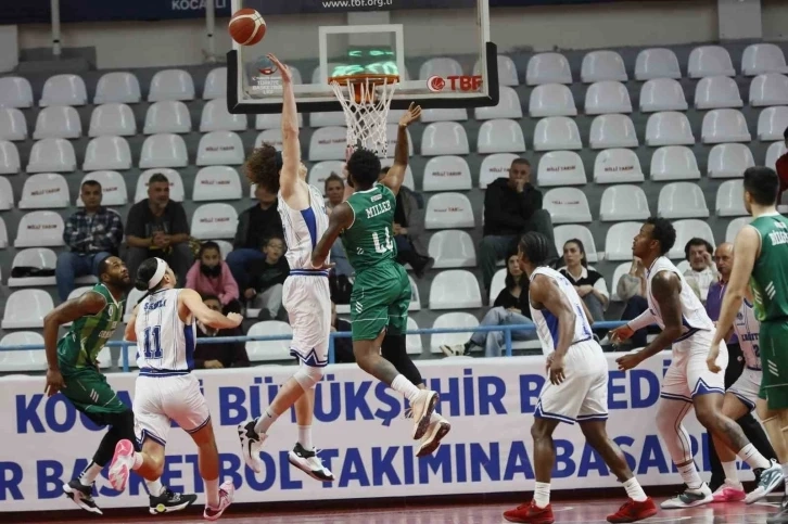 Basketbol Liginde büyük mücadele,  Kocaeli BŞB Kağıtspor: 83 - OGM Ormanspor: 85