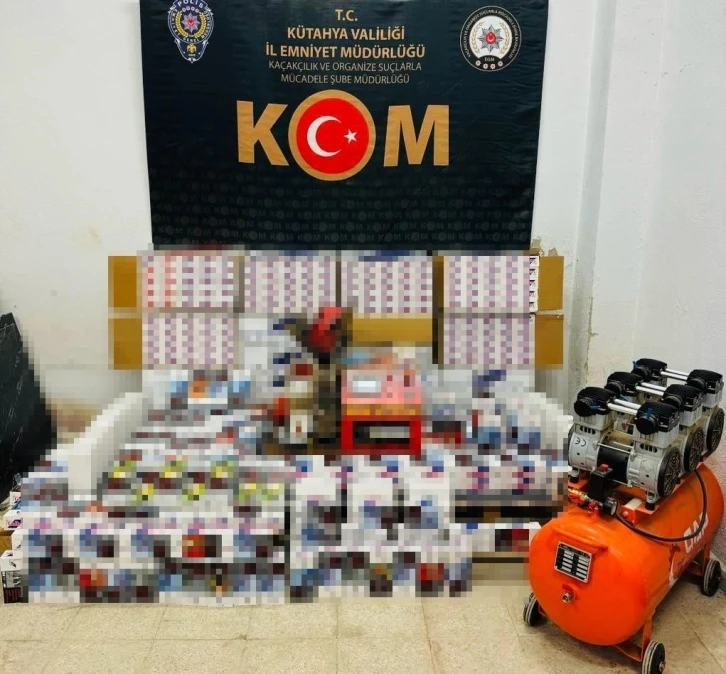 Kaçak sigara operasyonu: 108 bin 200 adet makaron ele geçirildi