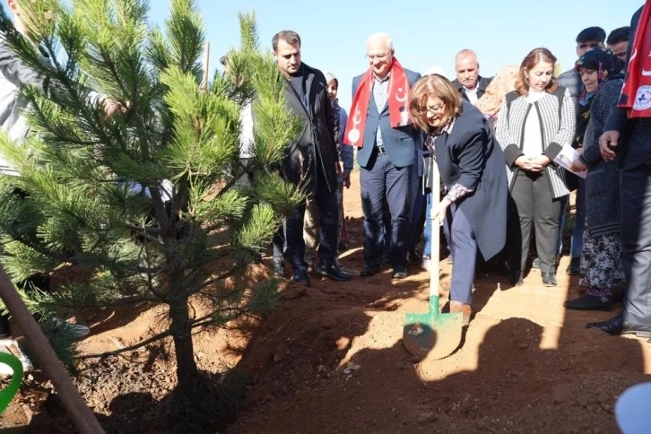 Gaziantep Büyükşehir Belediyesi, Malazgirt Mahallesi’nde ağaç dikimi yaptı