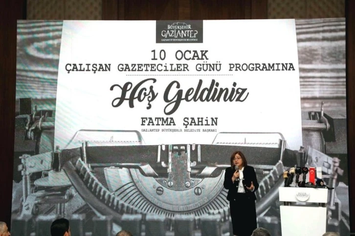 Başkan Şahin'den 10 Ocak Çalışan Gazeteciler Günü mesajı