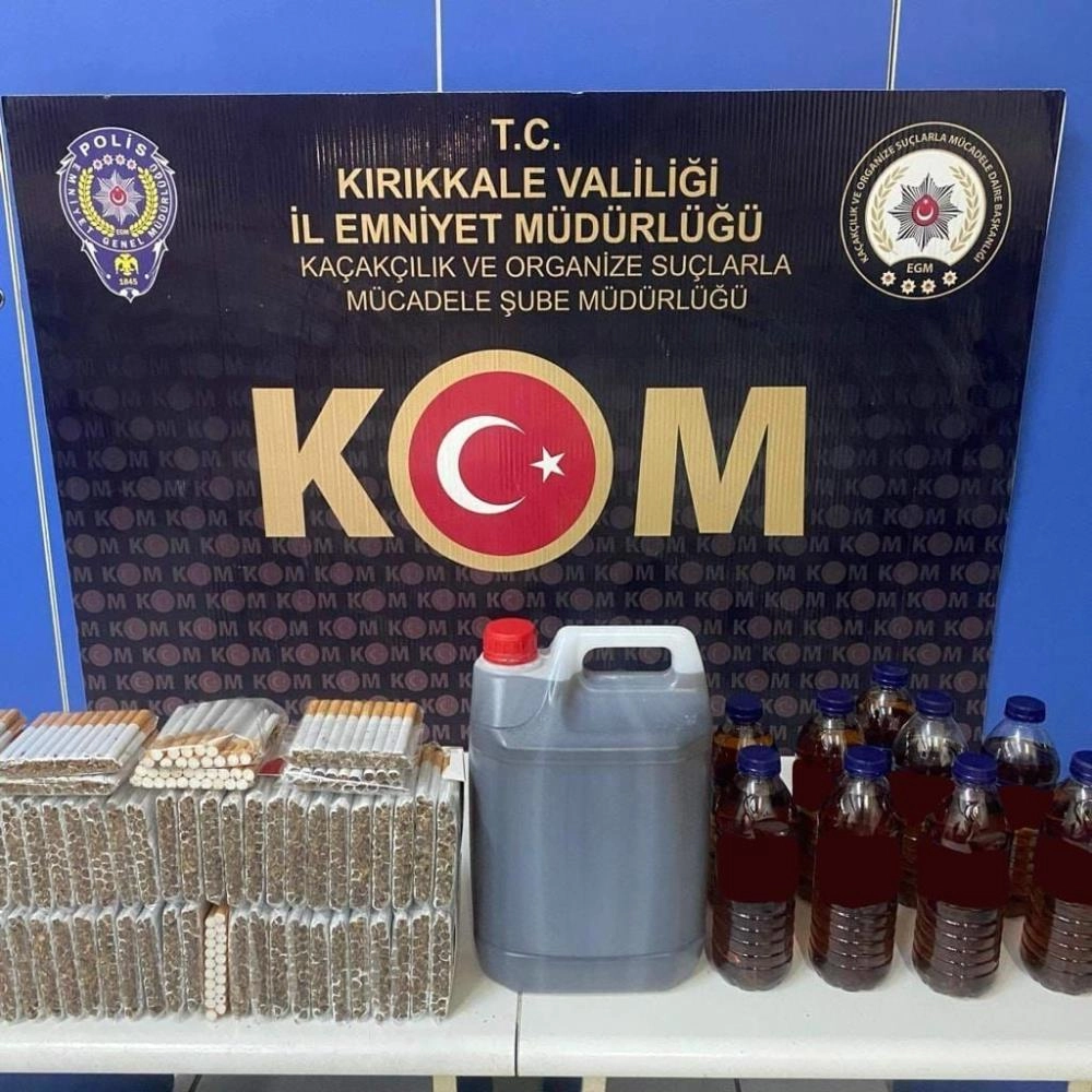 Kırıkkale'de kaçak ürün ticaretine operasyon: 13 gözaltı