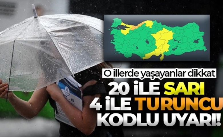 Türkiye serin ve sağanak yağışın etkisine giriyor