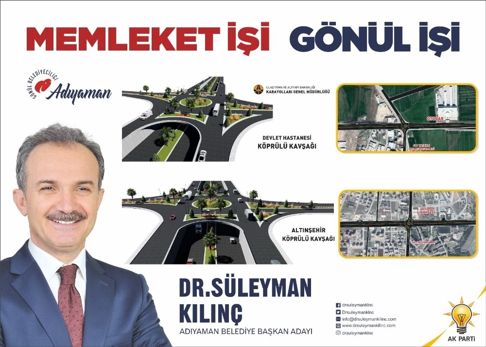 Adıyamana Battı Çıktılı Köprülü Kavşak Geliyor