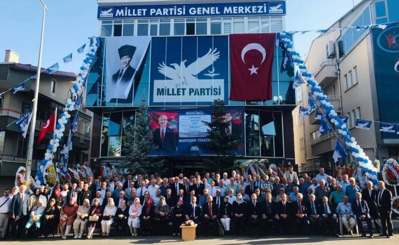 Millet Partisi Genel Merkez  binasında görkemli açılış