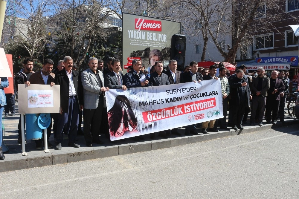 Hapishanedeki Suriyeli Kadınlar Ve Çocuklar İçin Özgürlük İstendi