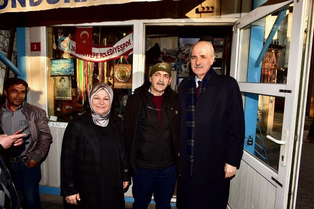 Numan Kurtulmuş Sancaktepede Vatandaşlarla Buluştu