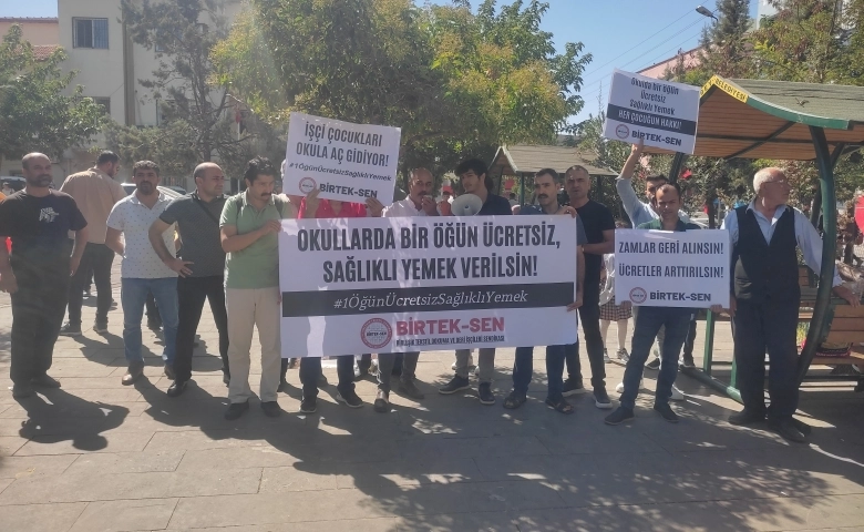 BİRTEK-SEN: Okullarda bir öğün ücretsiz ve sağlıklı yemek verilsin!