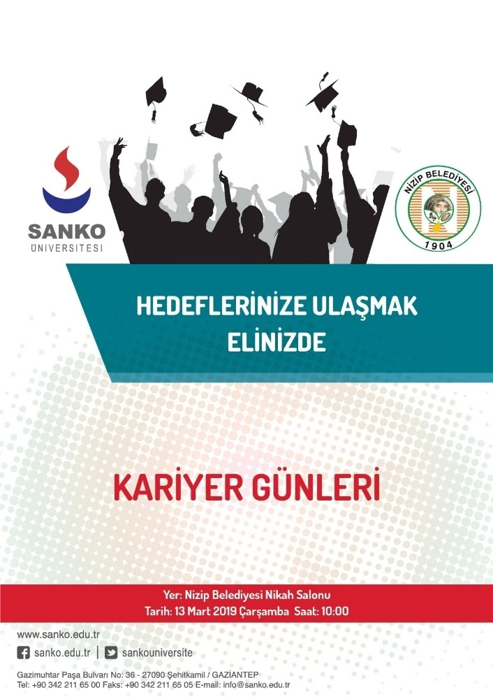 Sanko Üniversitesi Nizipte “Kariyer Günü” Düzenliyor