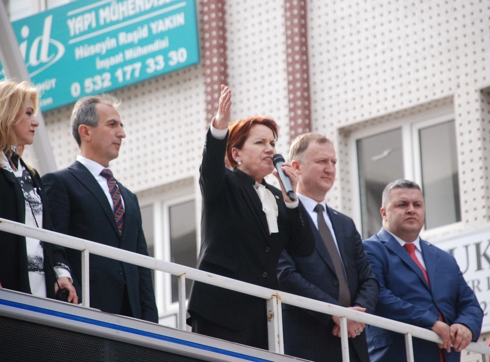 Meral Akşener, Tokatta Cumhurbaşkanı Erdoğana Cevap Verdi