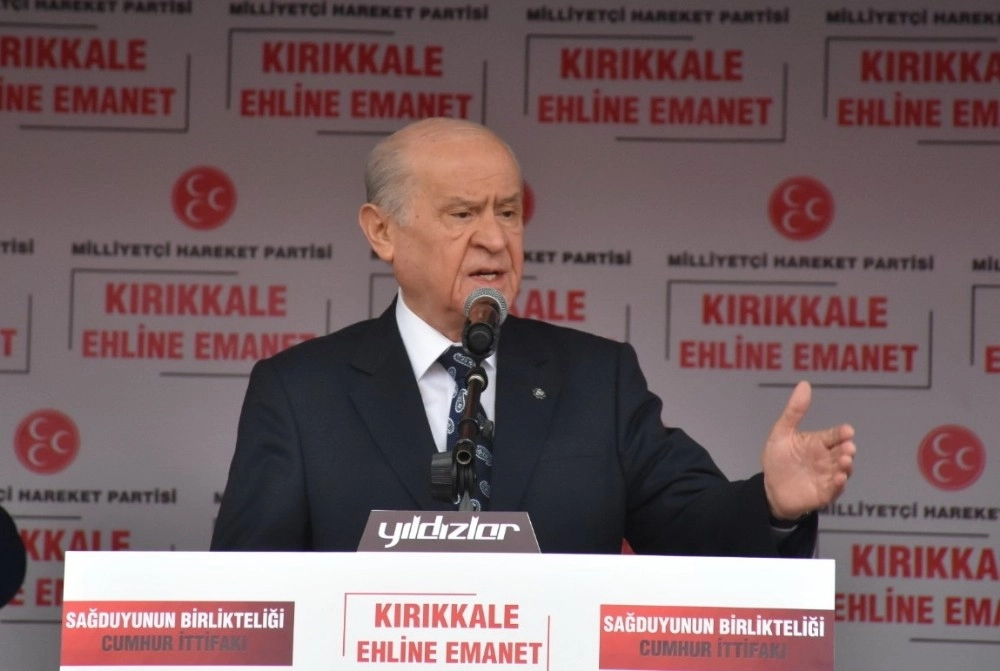 Bahçeli: “Size Bu Ülkeyi Bırakırsak Gök Girsin Kızıl Çıksın”