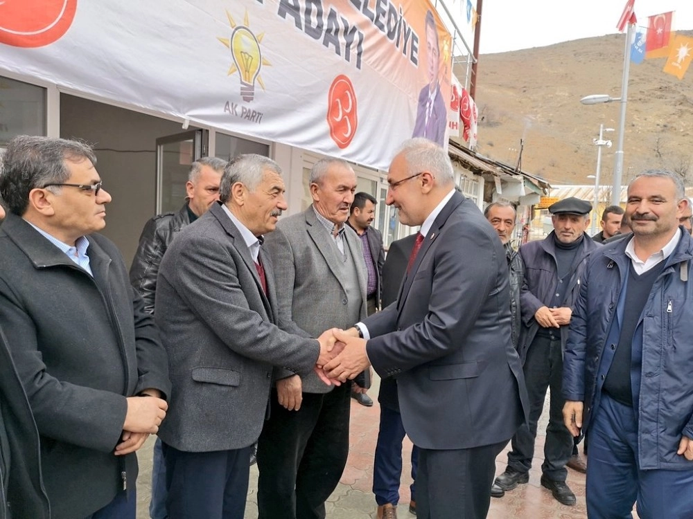 Kahtalı, Kuluncak İlçesinde Seçim Çalışmalarına Katıldı