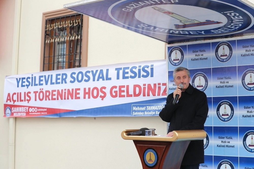 Yeşilevler Mahallesindeki Sosyal Tesis Törenle Hizmete Açıldı