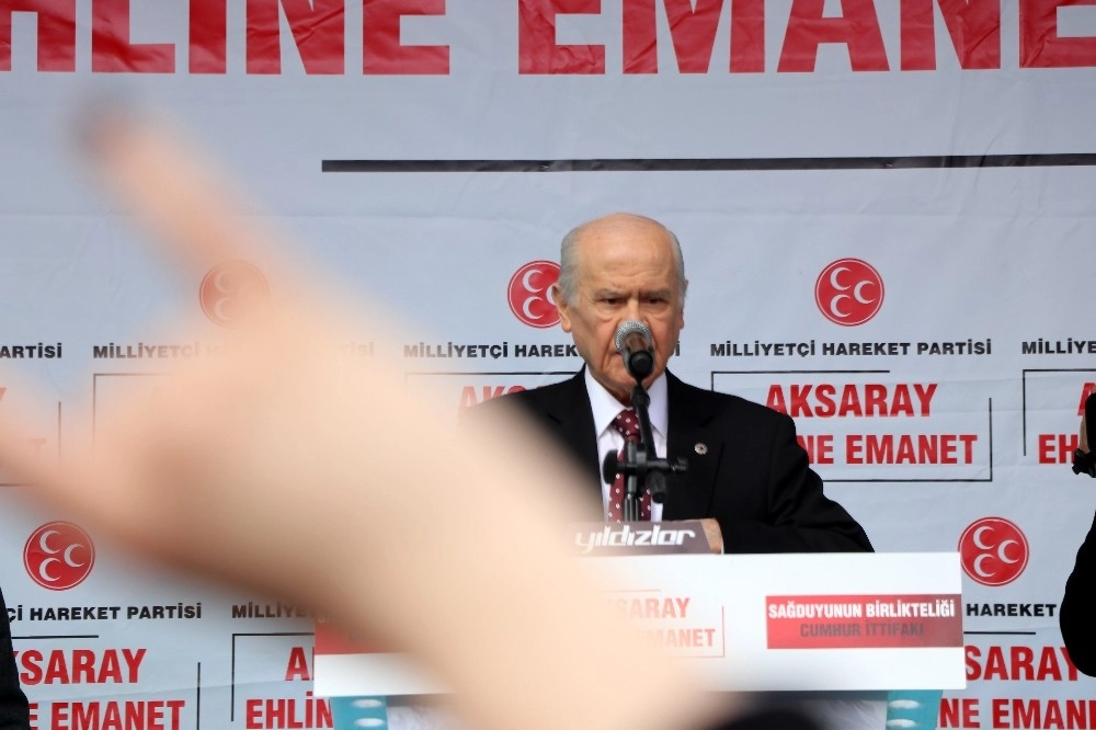 Mhp Lideri Bahçeli: "chp, Pkknın Kuyruğuna Takılmış, Fetönün Vagonu Olmuştur”