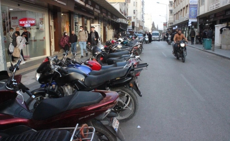 Kilis’te trafikteki araçların yarısı motosiklet