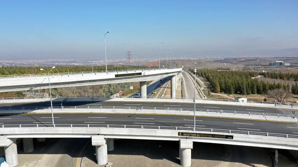 Bilkent Şehir Hastanesine Bağlantı Yolları Trafiğe Açıldı