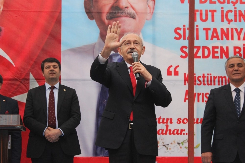 CHP lideri Kılıçdaroğlu Besni, Gölbaşı ve Tut'da halka seslendi