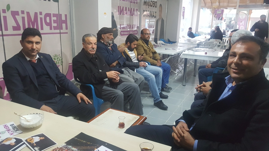 CHP Birecik Adayı Kıran, HDP Adayı Arıcı’yı ziyaret etti