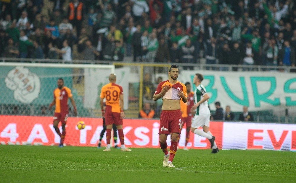 Spor Toto Süper Lig: Bursaspor: 2 - Galatasaray: 1 (İlk Yarı)