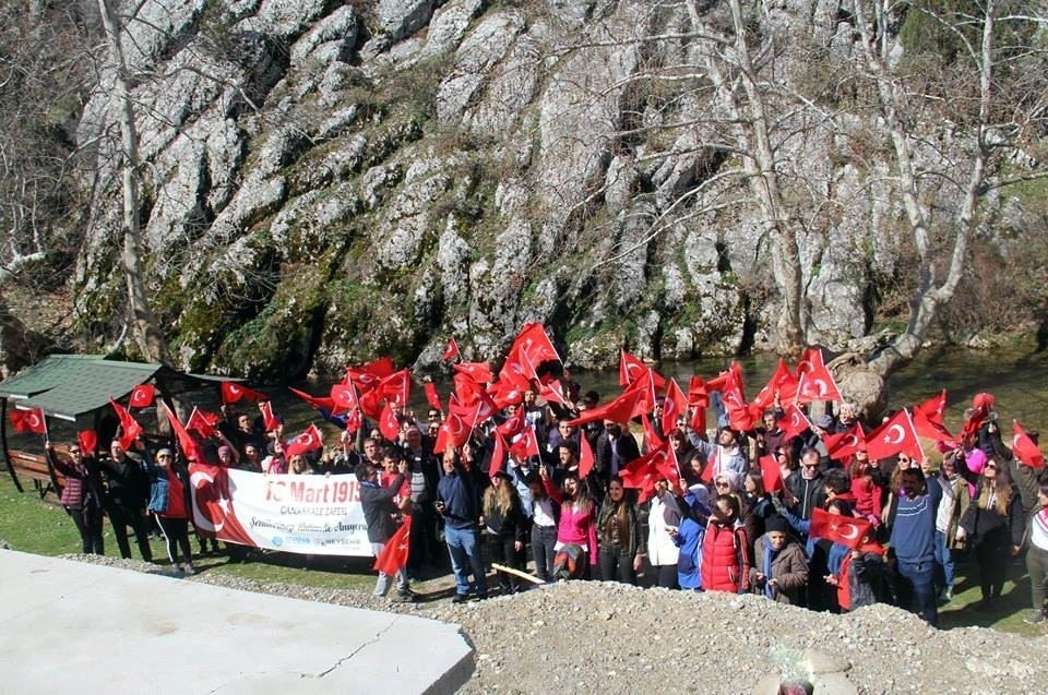 Doğaseverler Çanakkale Şehitleri Anısına Yürüdü