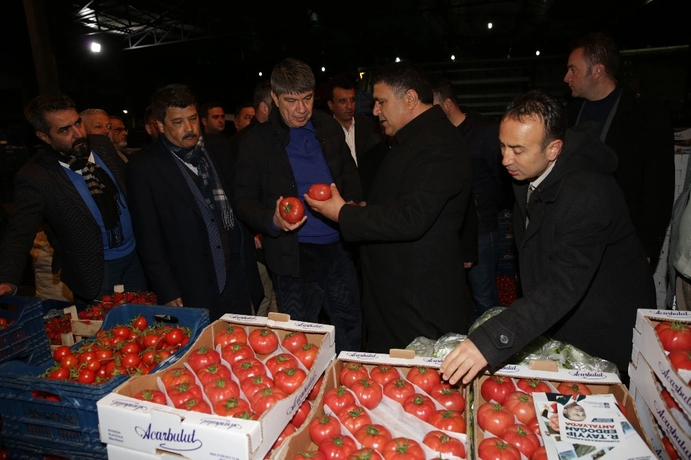 Türel Hal Esnafını Ziyaret Etti: "söz Verdik Fazlasını Yaptık"