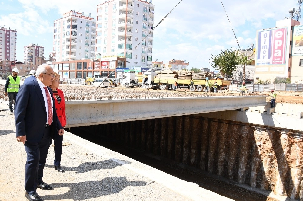 Kuvayi Milliye Anıt Katlı Kavşağının Yüzde 70İ Tamamlandı