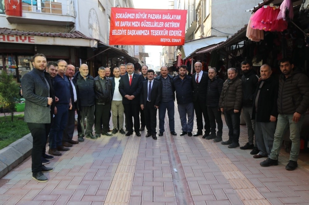 Cordanoğlu Sokak Sakinlerinden Başkan Kılıça Teşekkür