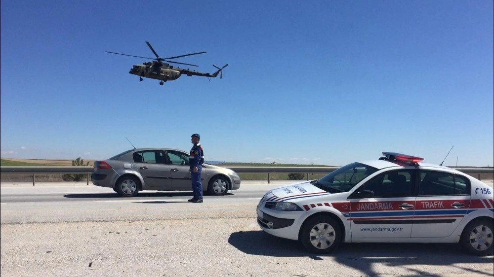 Jandarmanın Havadan Trafik Denetimleri Sürüyor