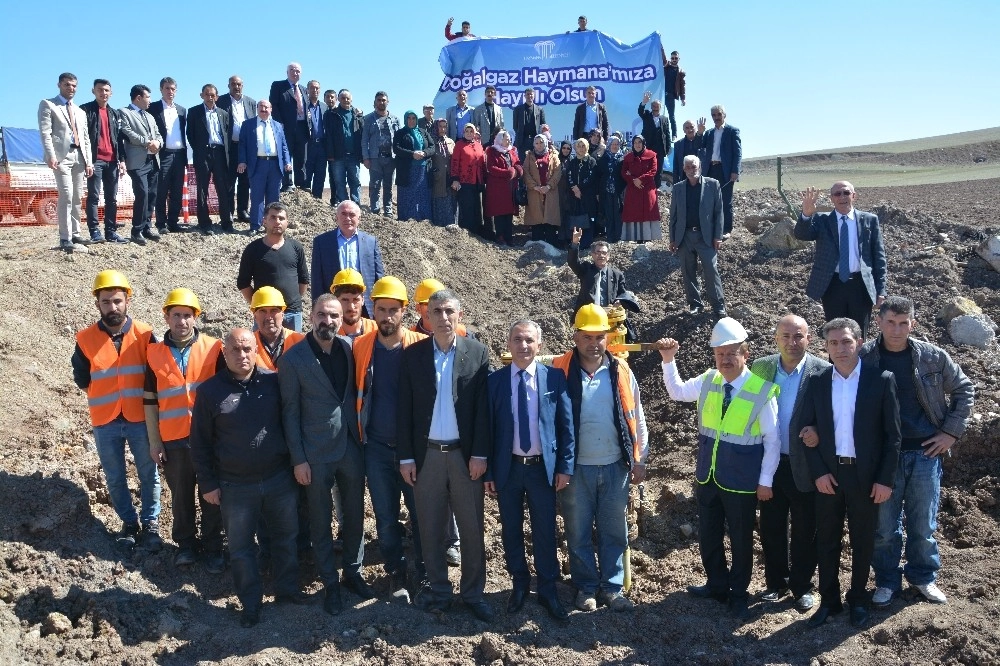 Haymana Doğalgaz Hattında İlk Kaynak Dualarla Yapıldı