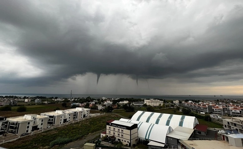 İskenderun Körfezi'nde 3 hortum oluştu