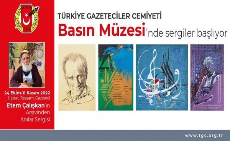 Türkiye Gazeteciler Cemiyeti Basın Müzesi’nde sergiler başlıyor