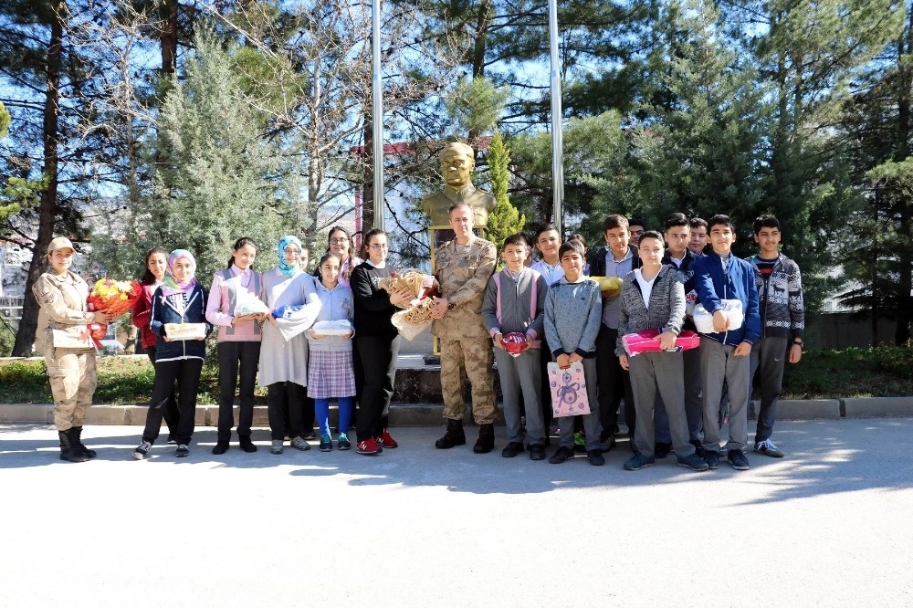 Öğrencilerden Albay Başaklıgile Ziyaret