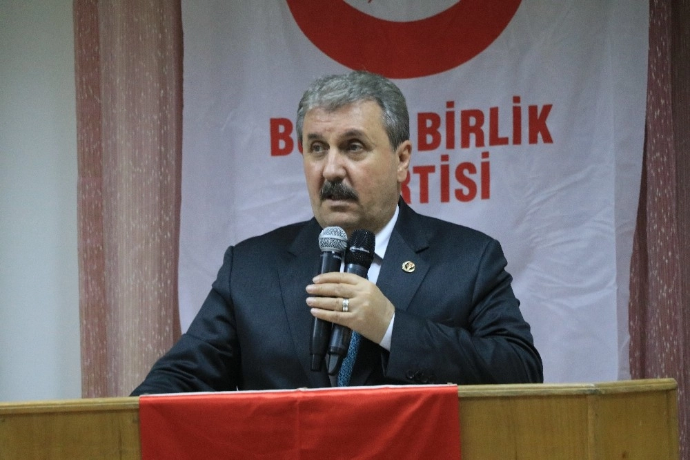 Bbp Genel Başkanı Destici: "siyasi Bölücülere Karşı Bir Olmalıyız"