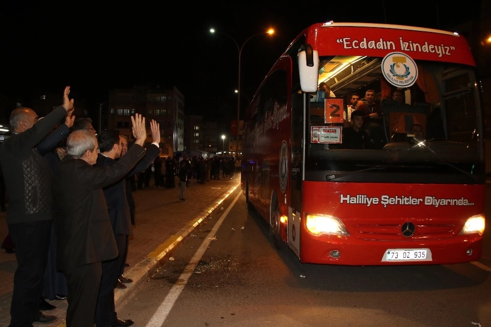 Haliliyede Başarılı Öğrencileri Çanakkaleye Uğurladı